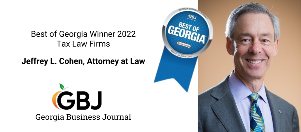 Best of Georgia Winner Tax Law Firms